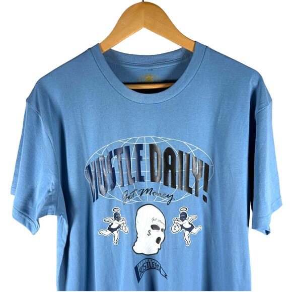 Hastamuerte Hustle Daily Get Money T-shirt Men’s L - Skater Streetwear Casual - Picture 3 of 12